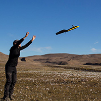 12. Flying a fixed wing drone to map Arctic vegetation (photo-copyright: Normand-Treier)