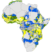 31. Vulnerability of climate change and human population density increases (Fig 2, 2015, Blach Overgaard et al, SciRep)